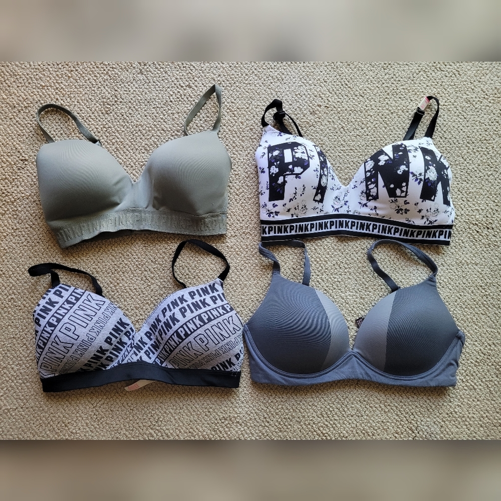 Victorias secret pink wireless bras 34D
